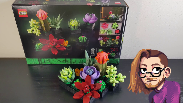 Lego Succulents Build Time Lapse